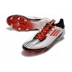 Buty Adidas F50 Ghosted Adizero HT FG Biały Czerwony Czarny