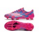 Buty Adidas F50 Ghosted Adizero HT FG Różowy Biały Niebieski 