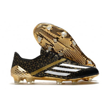 Buty Adidas F50 Ghosted Adizero HT FG Czarny Biały Złoto