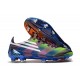 Buty Adidas F50 Ghosted Adizero HT FG Fioletowy Zielony Pomarańczowy