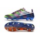 Buty Adidas F50 Ghosted Adizero HT FG Fioletowy Zielony Pomarańczowy