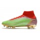 Nike Mercurial Superfly 8 Elite FG Zielony Czerwony Złoto 