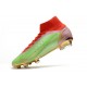 Nike Mercurial Superfly 8 Elite FG Zielony Czerwony Złoto 