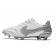 Buty Pilkarskie Nike Tiempo Legend IX Elite FG Biały Szary