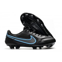 Buty Pilkarskie Nike Tiempo Legend IX Elite FG Czarny Niebieski