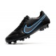 Buty Pilkarskie Nike Tiempo Legend IX Elite FG Czarny Niebieski