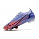 Buty Nike Mercurial Vapor XIV Elite FG Mbappe Fioletowy Srebrny metalik