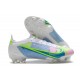 Buty Nike Mercurial Vapor XIV Elite FG Biały Zielony Niebieski