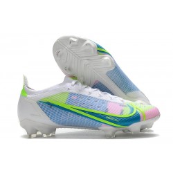 Buty Nike Mercurial Vapor XIV Elite FG Biały Zielony Niebieski