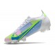 Buty Nike Mercurial Vapor XIV Elite FG Biały Zielony Niebieski