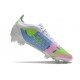 Buty Nike Mercurial Vapor XIV Elite FG Biały Zielony Niebieski