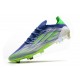 Buty piłkarskie korki X Speedflow.1 FG Adidas Niebieski Zielony