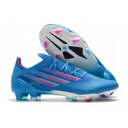 Buty piłkarskie korki X Speedflow.1 FG Adidas Niebieski Różowy