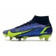 Nike Mercurial Superfly 8 Elite SG-PRO Ac Recharge -Szafir Volt Niebieskie