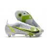 Nike Mercurial Vapor 14Elite SG Pro Biały Zielony Srebro Zawistny