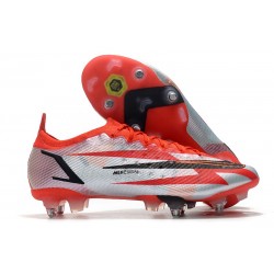 Nike Mercurial Vapor 14Elite SG Pro Czerwony Czarny Biały Pomarańczowy 