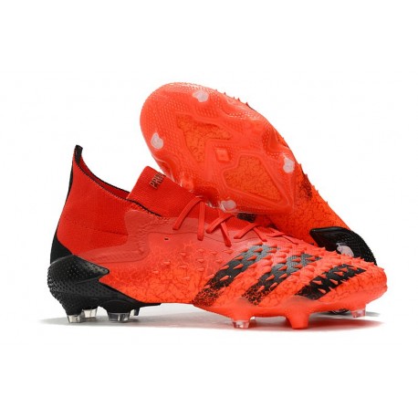 Korki Piłkarskie adidas Predator Freak.1 FG Czerwony Czarny