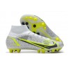 Buty Nike Mercurial Superfly 8 Elite AG Biały Czarny Zielony 