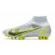 Buty Nike Mercurial Superfly 8 Elite AG Biały Czarny Zielony 