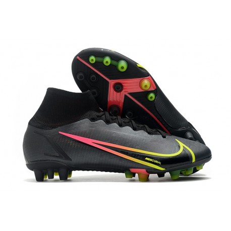 Buty Nike Mercurial Superfly 8 Elite AG Czarny Czerwony Zawistny