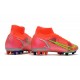 Buty Nike Mercurial Superfly 8 Elite AG Czerwony Srebro Zielony