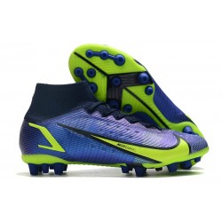 Buty Nike Mercurial Superfly 8 Elite AG Recharge - Szafir Volt Niebieskie