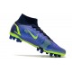 Nike Mercurial Superfly 8 Elite AG Recharge - Szafir Volt Niebieskie