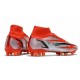 Buty Nike Mercurial Superfly 8 Elite AG Czerwony Czarny Biały Pomarańczowy