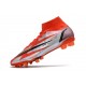 Buty Nike Mercurial Superfly 8 Elite AG Czerwony Czarny Biały Pomarańczowy