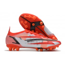 Nike Mercurial Vapor XIV Elite AG Czerwony Czarny Biały Pomarańczowy