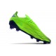 Buty piłkarskie korki X Speedflow.1 FG Adidas Zielony Fioletowy