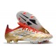 Buty piłkarskie korki X Speedflow.1 FG Adidas Złoty Biały Czerwony