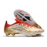 Buty piłkarskie korki X Speedflow.1 FG Adidas Złoty Biały Czerwony