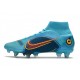 Nike Mercurial Superfly 8 Elite SG-PRO Ac Niebieski Pomarańczowy