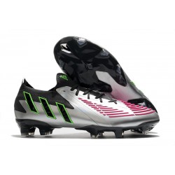 adidas Predator Edge.1 Low FG Buty Srebro Czarny Różowy