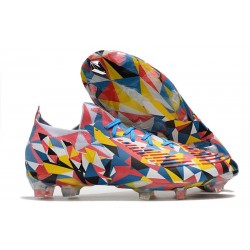 adidas Predator Edge.1 Low FG Buty Geometric+ Niebieski Zawistny Czerwony