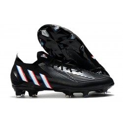 adidas Predator Edge.1 Low FG Buty Czarny Biały Czerwony 