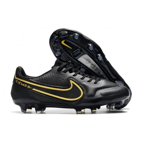 Buty Pilkarskie Nike Tiempo Legend IX Elite FG Czarny Złoty