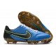 Buty Pilkarskie Nike Tiempo Legend IX Elite FG Niebieski Czarny