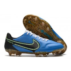 Buty Pilkarskie Nike Tiempo Legend IX Elite FG Niebieski Czarny