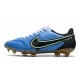 Buty Pilkarskie Nike Tiempo Legend IX Elite FG Niebieski Czarny