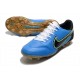 Buty Pilkarskie Nike Tiempo Legend IX Elite FG Niebieski Czarny