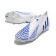 Korki Piłkarskie adidas Predator Edge+ FG Biały Niebieski 