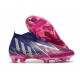 Korki Piłkarskie adidas Predator Edge+ FG Fioletowy Srebro Różowy