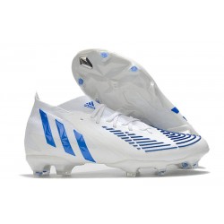 adidas Predator Edge.1 FG Buty Biały Niebieski