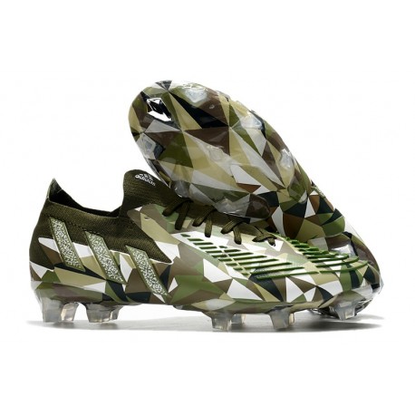 adidas Predator Edge.1 Low FG Buty Swarovski - Zielony Srebro