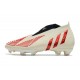 Korki Piłkarskie adidas Predator Edge+ FG Biały Czerwony Złoto