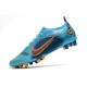 Nike Mercurial Vapor XIV Elite AG Niebieski Pomarańczowy