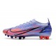 Nike Mercurial Vapor XIV Elite AG Mbappe Fioletowy Srebrny metalik