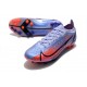 Nike Mercurial Vapor XIV Elite AG Mbappe Fioletowy Srebrny metalik